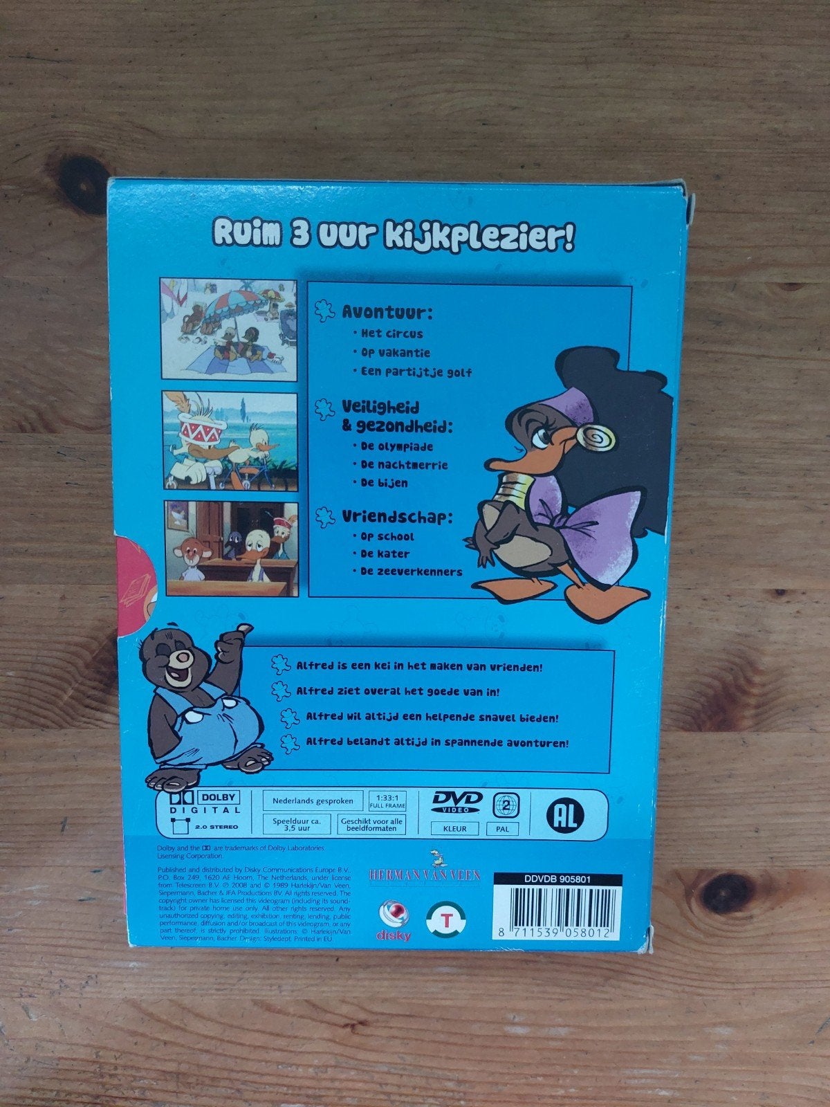 Alfred J kwak de collectie DVD box, Alle leeftijden, Ophalen of Verzenden, Europees