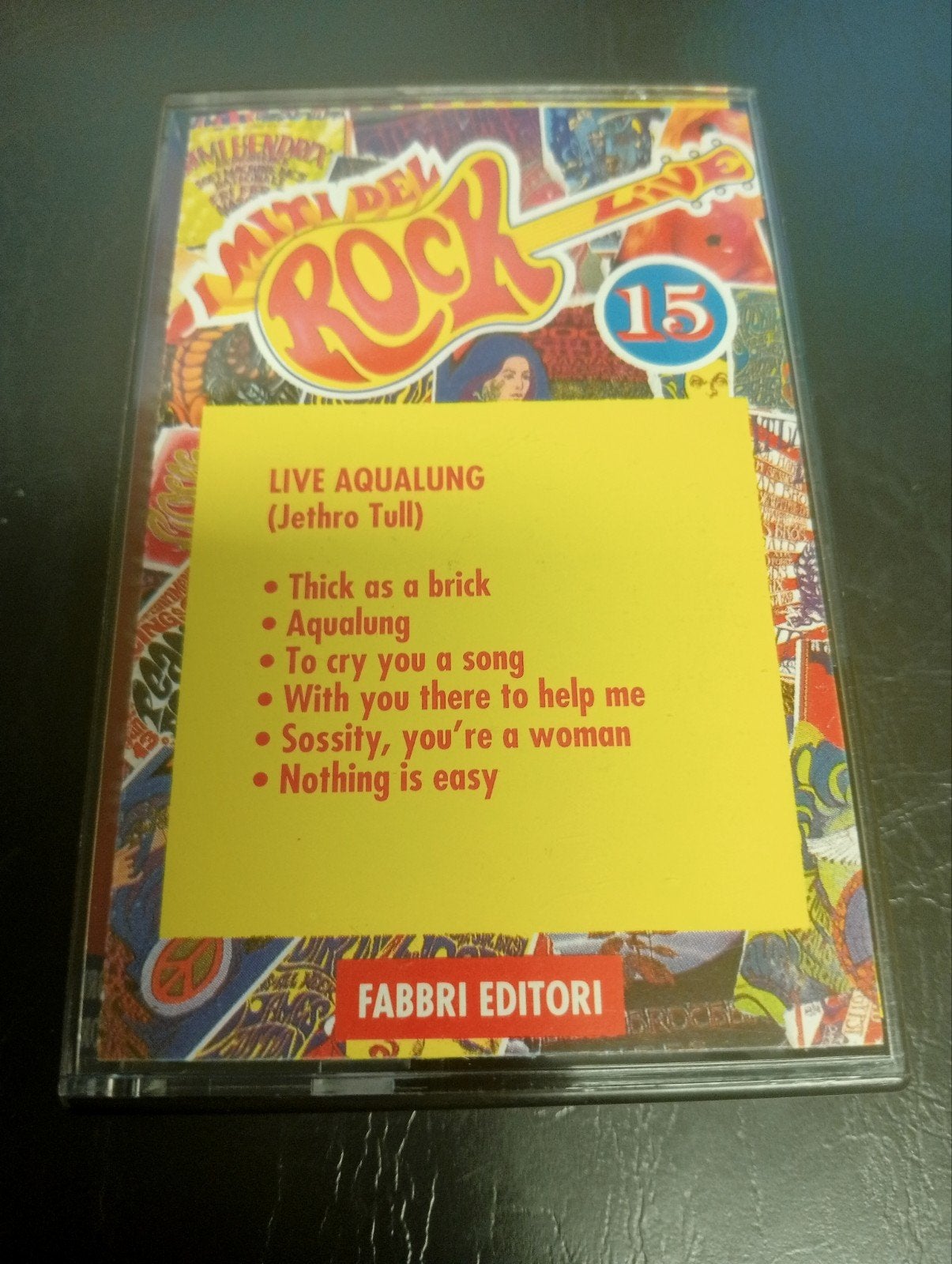 Jethro Tull - Live Aqualung Cassette (Fabbri Editori), Gebruikt, 1 bandje, Ophalen of Verzenden, Origineel