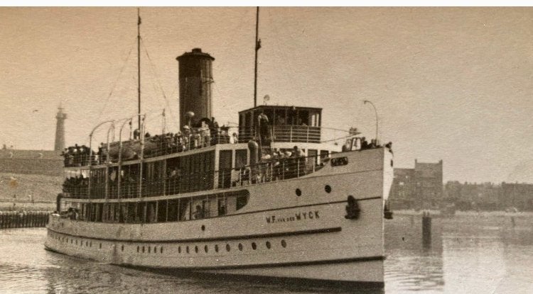 Scheveningen  W.F. vd Wyck Enkhuizen Spido VUURTOREN, Ophalen of Verzenden, Zo goed als nieuw, Kaart, Foto of Prent