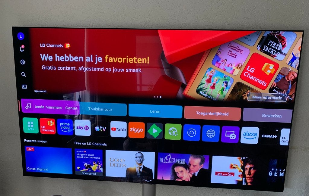 LG OLED65C35LA, Ophalen, Zo goed als nieuw, 100 cm of meer, 4k (UHD)