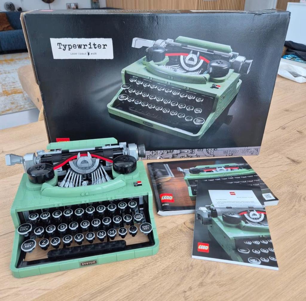 Lego Typewriter 21327, Ophalen of Verzenden, Zo goed als nieuw, Complete set, Lego
