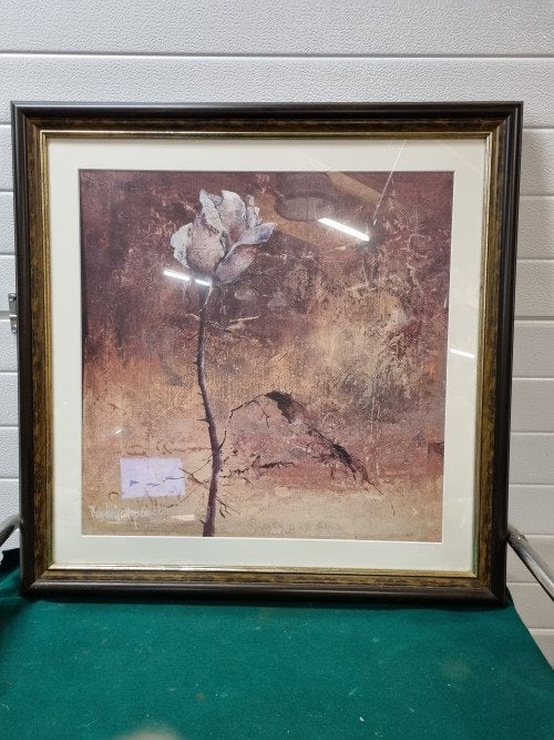 Schilderij roos heleen vriesendorp groot, Ophalen of Verzenden, 'T Olde Gre-j, Info@toldegrej.nl, Endepoelstraat 20f Didam
