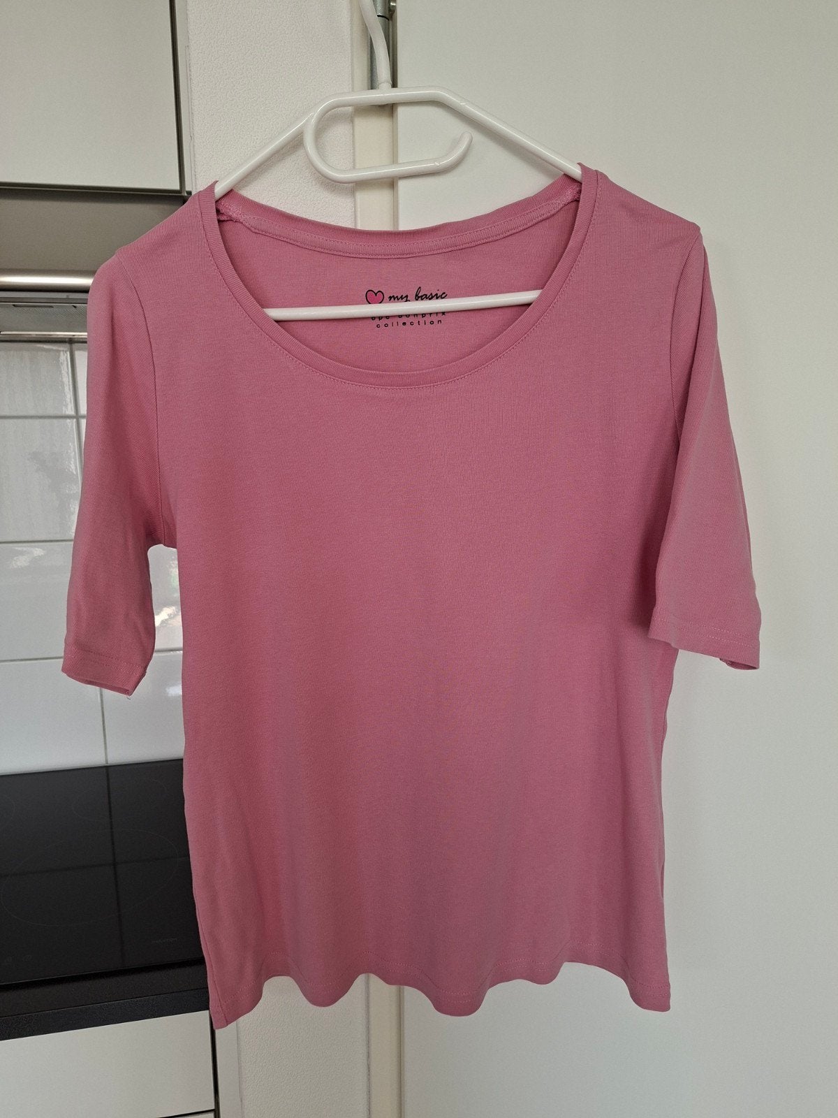 roze T-shirt, maat 40/42, My basic bpc bonprix, Maat 42/44 (L), Ophalen of Verzenden, Zo goed als nieuw