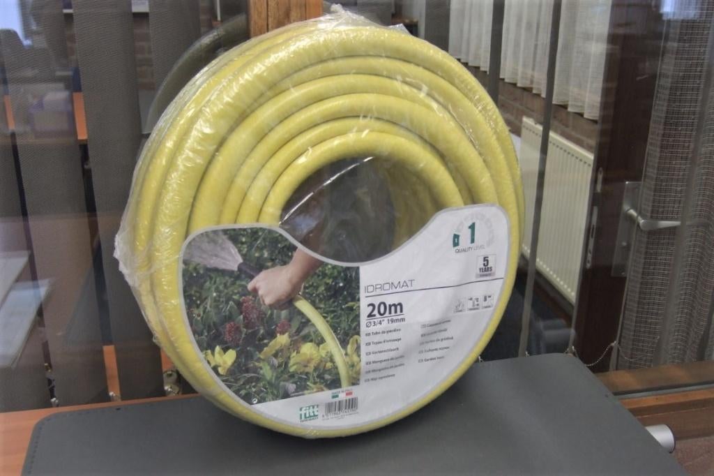 Tuinslang geel 20 meter Ø19mm, Tuin en Terras, Tuinslangen, Ophalen, Nieuw, Tuinslang