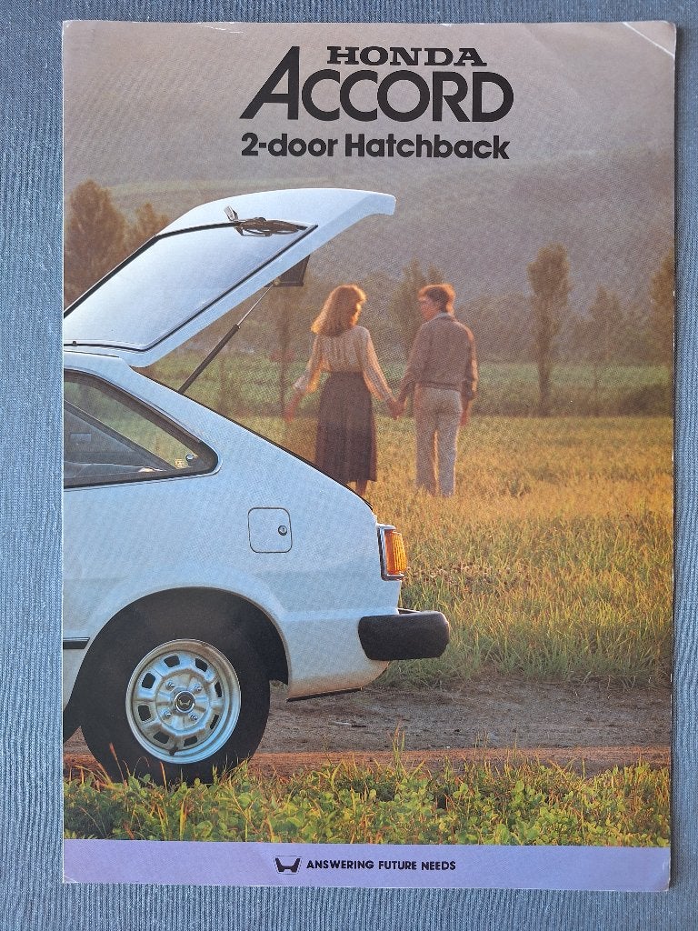 Brochure HONDA ACCORD Hatchback -  1981 Engels, Verzenden, Gelezen, Honda
