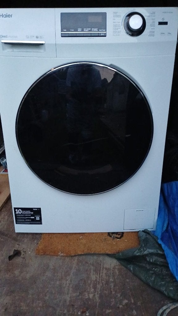 Haier HW80-B14636N — 8 kg, 1400 tpm., Ophalen, Energieklasse A of zuiniger, Zo goed als nieuw, Voorlader
