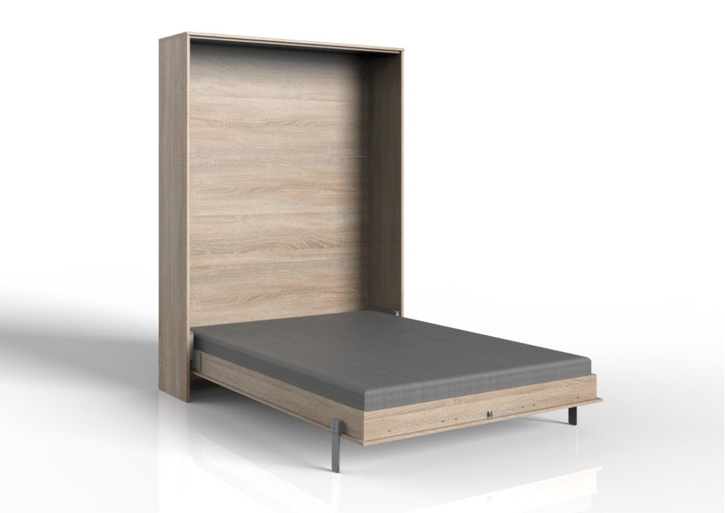Juist opklapbed verticaal - 140x200 - Eikenkleur, Huis en Inrichting, Slaapkamer | Bedden, Niet ingevuld, Niet ingevuld, Niet ingevuld