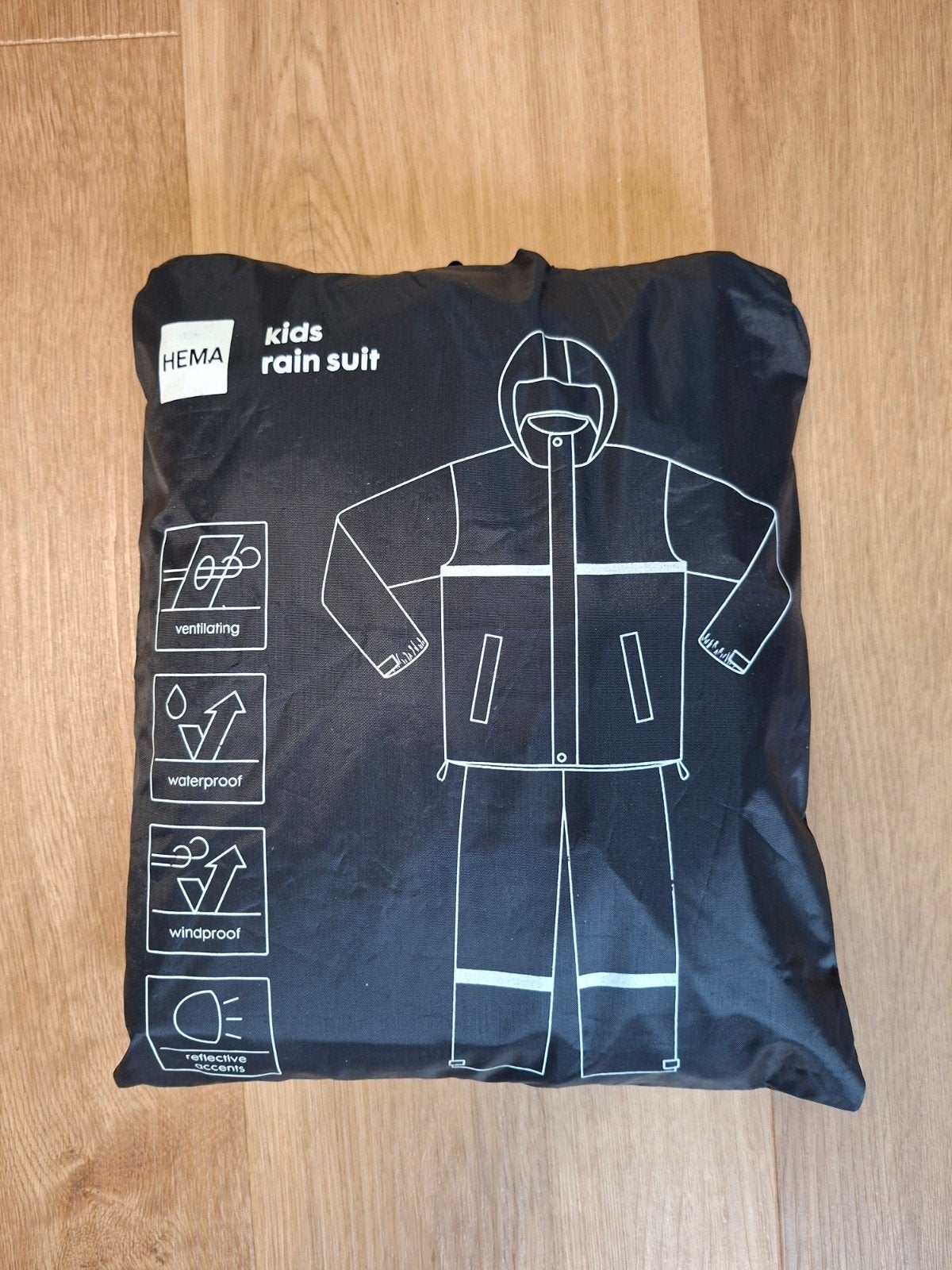 Hema Kinder Regenpak Maat 134/140 - Zo goed als nieuw, Ophalen of Verzenden, Zo goed als nieuw, Regenbroek, Kinderen