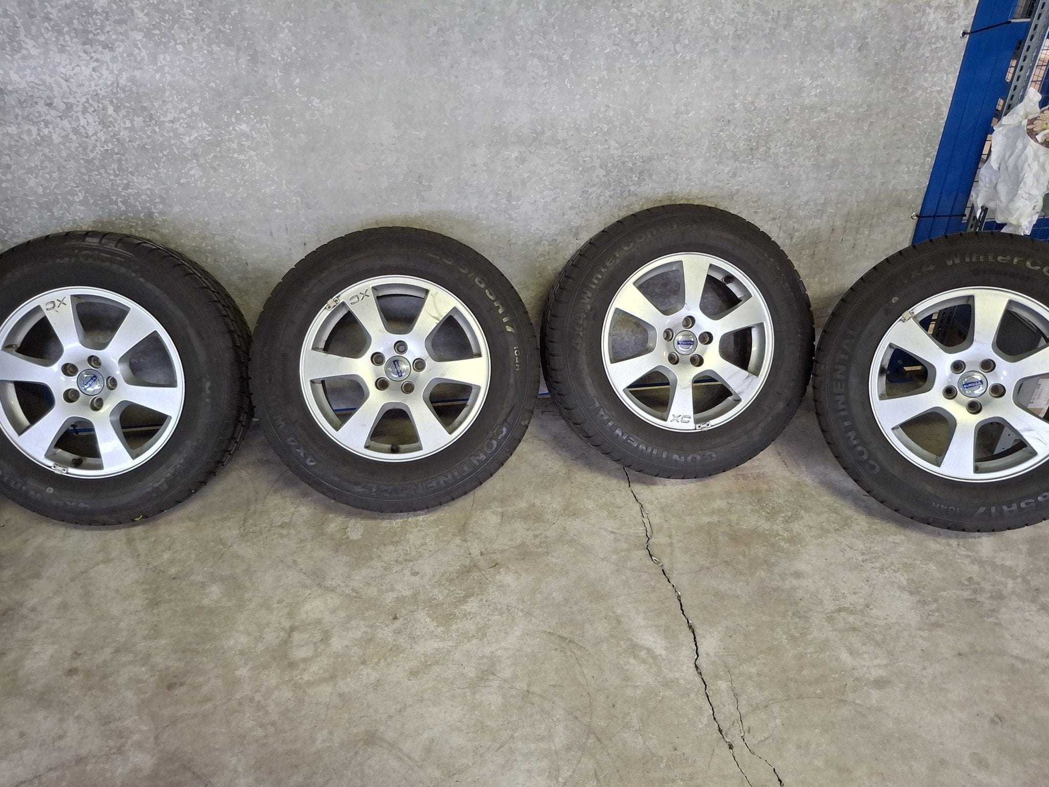 Gebruikte winterwielenset continental Volvo XC60 (235/65/17)