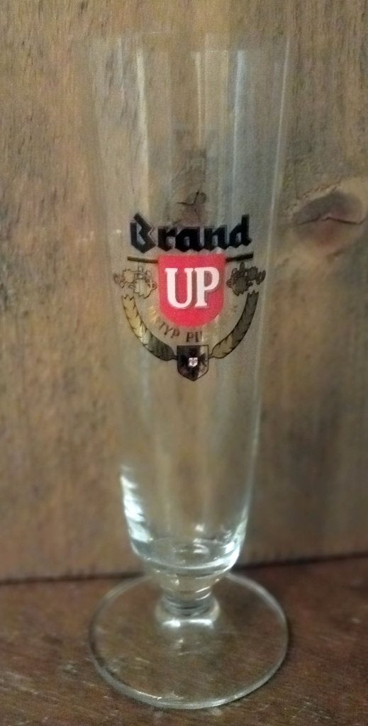 5 Vintage Brand Up Urtype  Glazen 0,2 L, Verzamelen, Biermerken, Ophalen of Verzenden, Zo goed als nieuw, Glas of Glazen, Brand