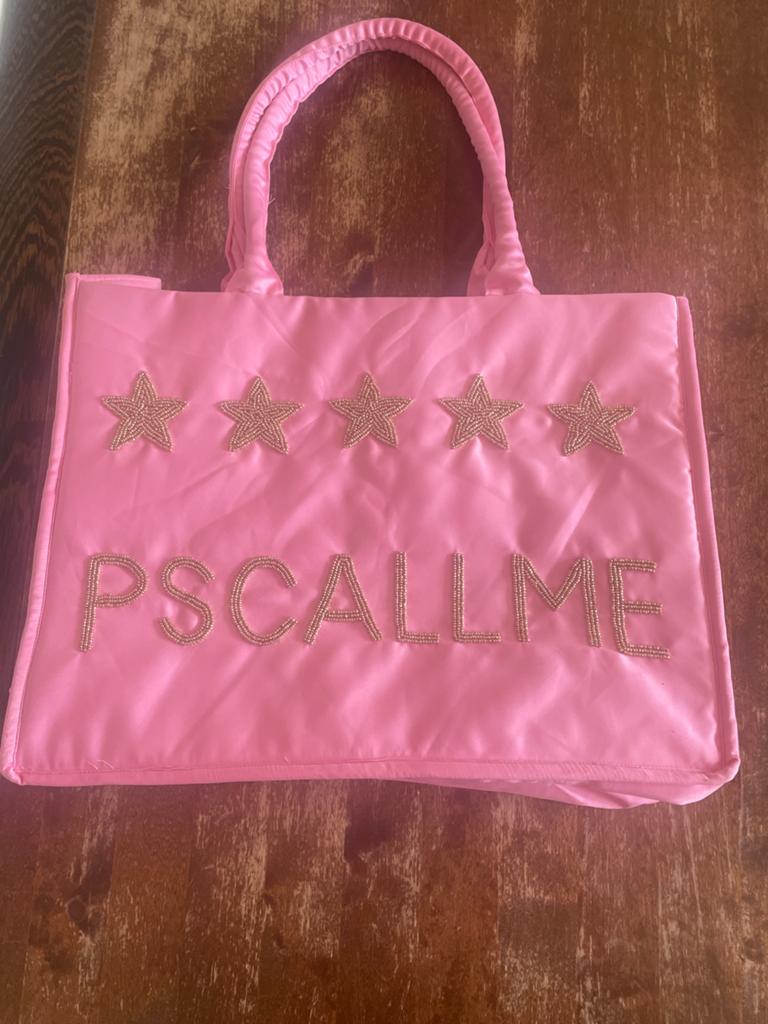 Nieuwe pscallme tas roze regenboog, Ophalen of Verzenden, Nieuw, Roze, Shopper
