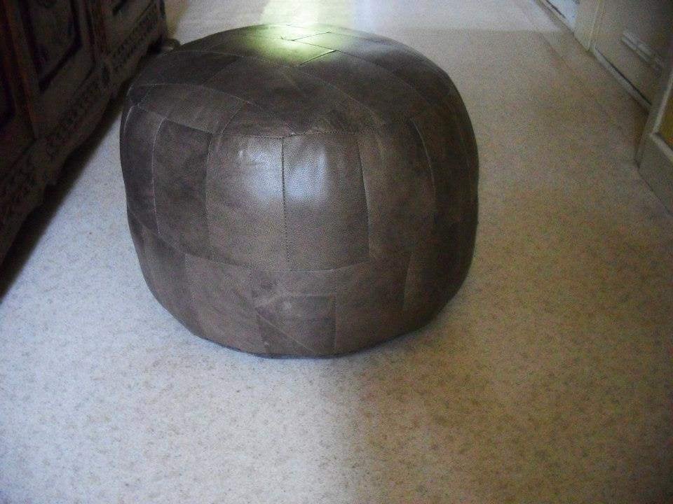 poef, Ophalen, Gebruikt, Rond, 50 tot 75 cm