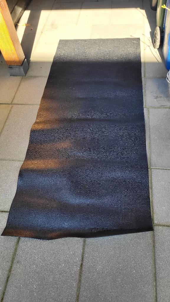 TunTuri roeitrainer/fitnessapparaat bescherm mat 90x225mm, Ophalen of Verzenden, Gebruikt, Kunststof, Roeitrainer