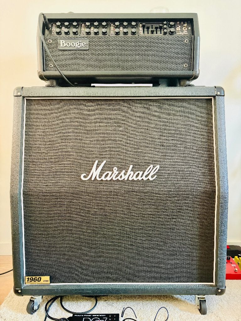 Marshall 1960A 4x12 G12T75, Celestion V30s, Flightcase 4x12, Ophalen of Verzenden, Gebruikt, Gitaar, 100 watt of meer