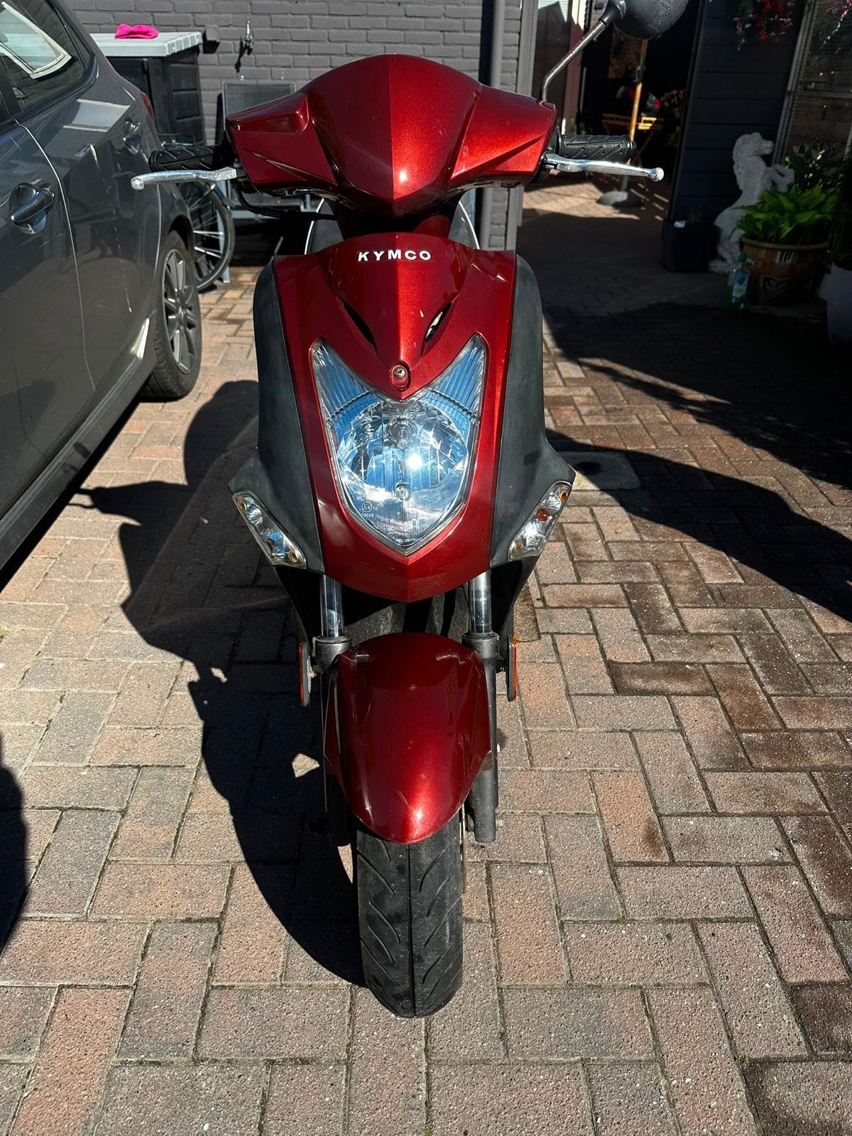 Kymco Agility 50 Scooter - Rood, Fietsen en Brommers, Ophalen, Gebruikt, Maximaal 45 km/u, Agility