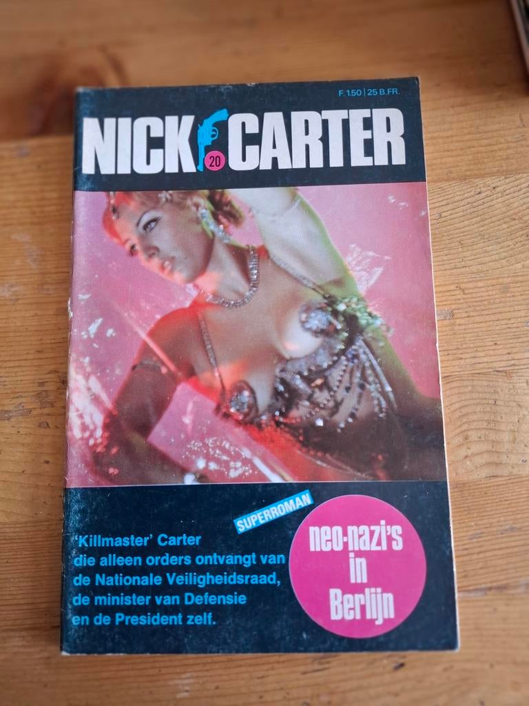 Serie van 17 Nick Carter boeken - Actie en Spanning, Ophalen of Verzenden, Gelezen