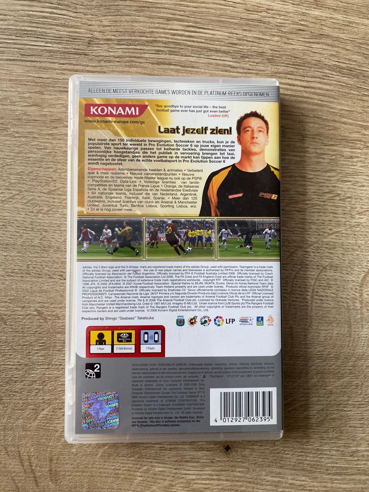 Pro Evolution Soccer 6 (PES 6) – PSP – Platinum – Compleet, 1 speler, Ophalen of Verzenden, Zo goed als nieuw, Vanaf 3 jaar