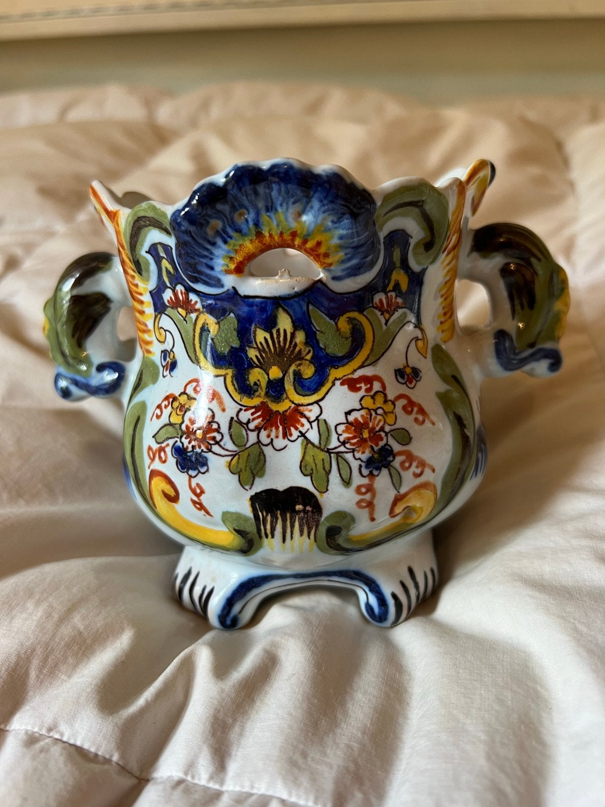 Vintage Frans Bloempotje/Vaasje, Antiek en Kunst, Antiek | Vazen, Ophalen