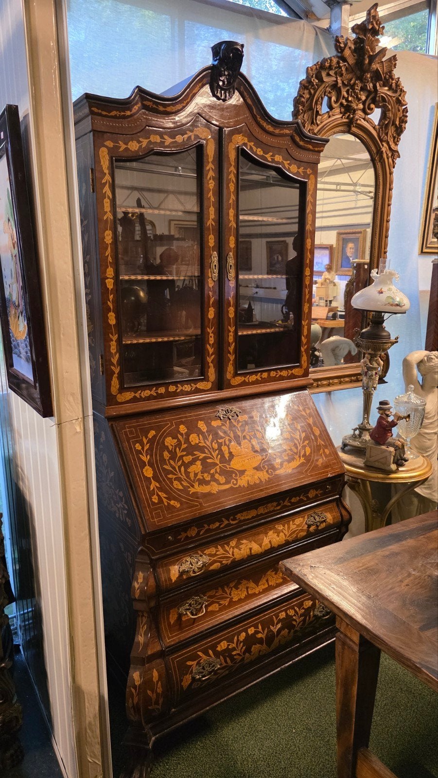 intarsia top secretaire, Ophalen