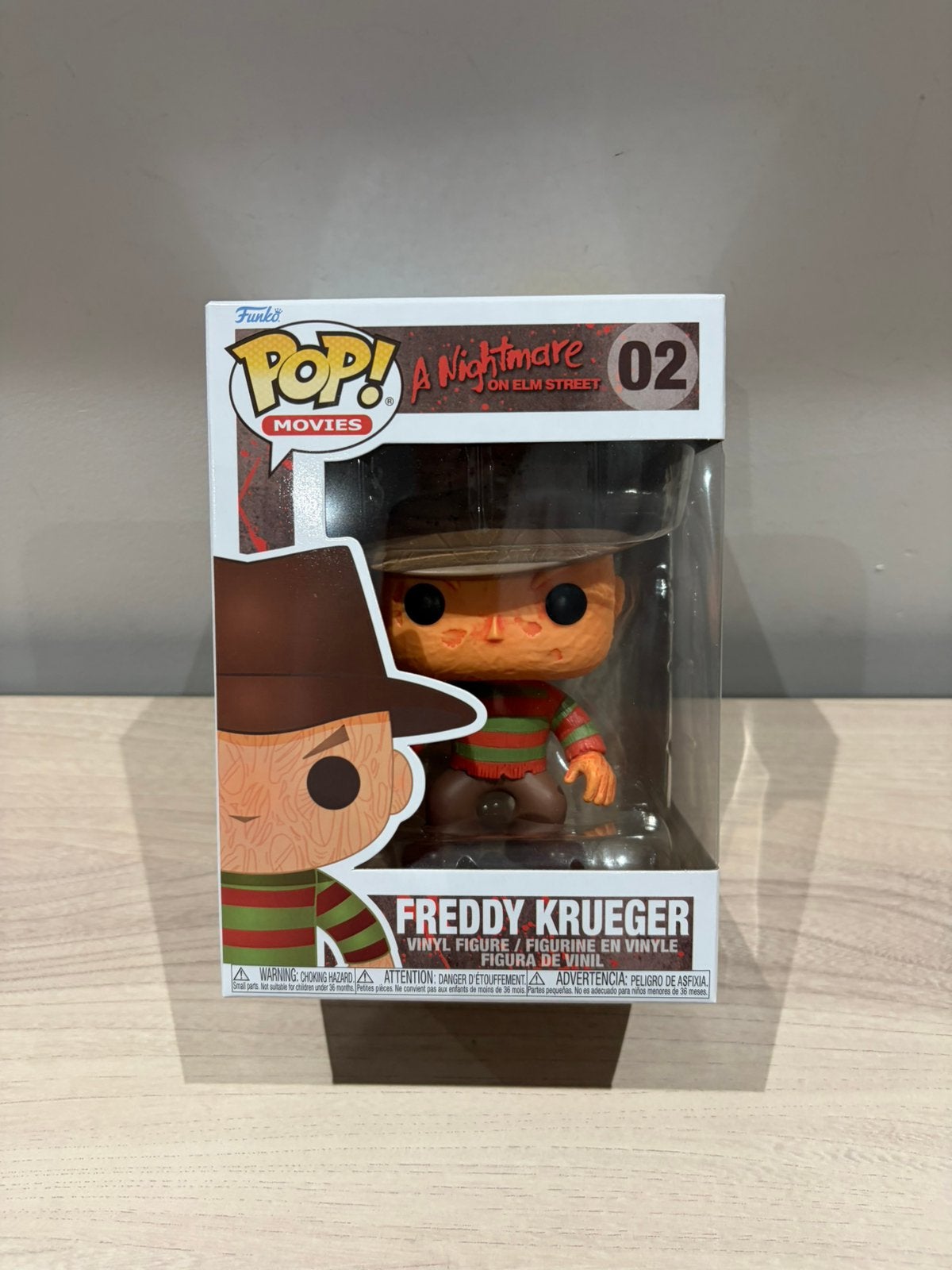 Funko Pop Freddy Krueger 02 A Nightmare on Elm Street Horror, Funko Europe, Ophalen of Verzenden, Zo goed als nieuw, 4th floor, 1 Queen Caroline St, London W6 9YN, Verenigd Koninkrijk