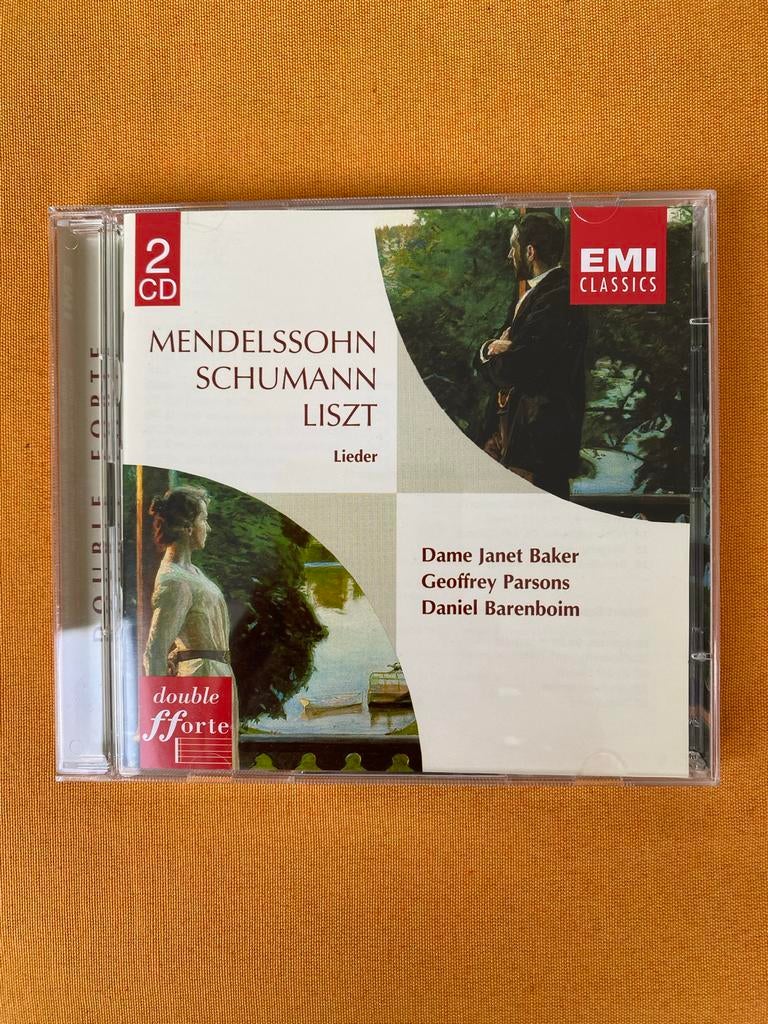 Mendelssohn, Schumann, Liszt - Lieder (2 CD Boxset), Cd's en Dvd's, Cd's | Klassiek, Zo goed als nieuw, Vocaal, Romantiek, Boxset