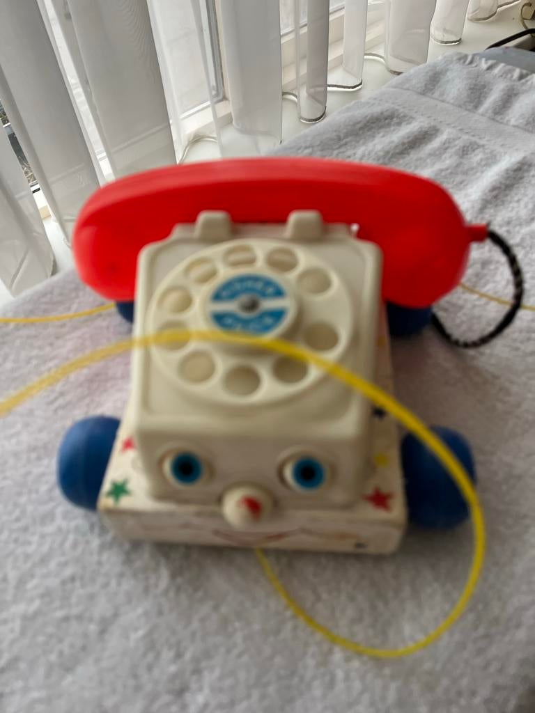 Vintage Fisher-Price Telefoon - Klassiek Speelgoed, Kinderen en Baby's, Speelgoed | Fisher-Price, Ophalen of Verzenden, Gebruikt