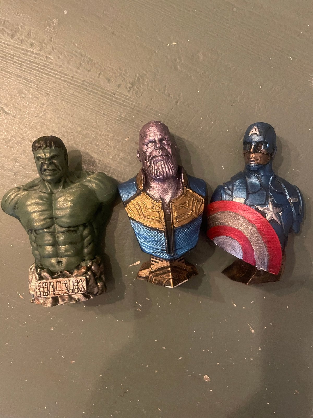 Marvel Avengers Set: Hulk, Thanos, Captain America, Verzenden, Zo goed als nieuw