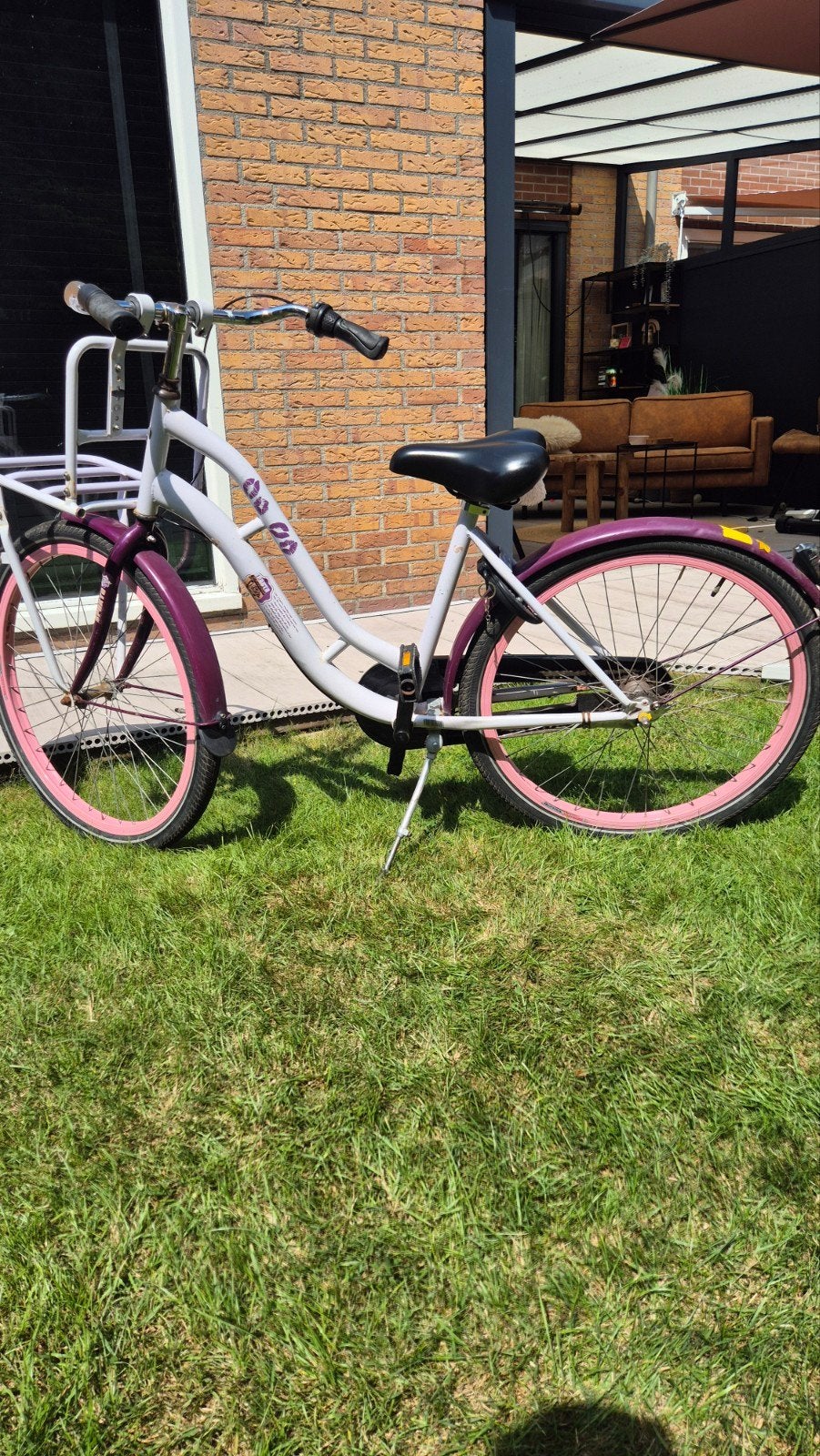 Sparta meisjesfiets 26 inch, Ophalen, Gebruikt, 26 inch of meer, Versnellingen