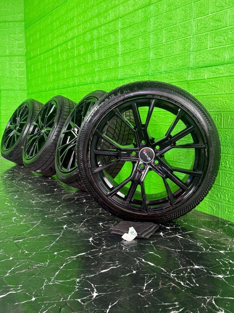 Volkswagen Golf Caddy Audi A3 velgen 18" 5x112 winter Gunner, Auto-onderdelen, Niet ingevuld, 18 inch, Gebruikt, Banden en Velgen