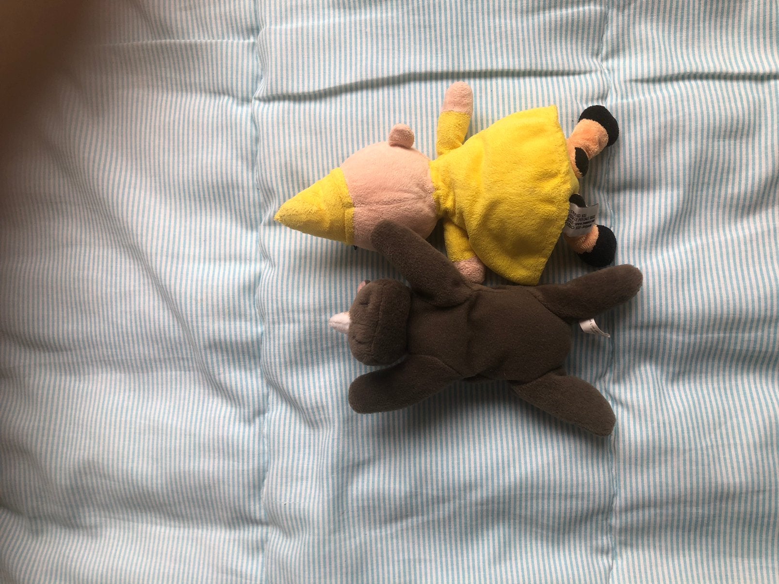 2 mooie knuffels, Ophalen of Verzenden, Zo goed als nieuw, Geel, Overige typen