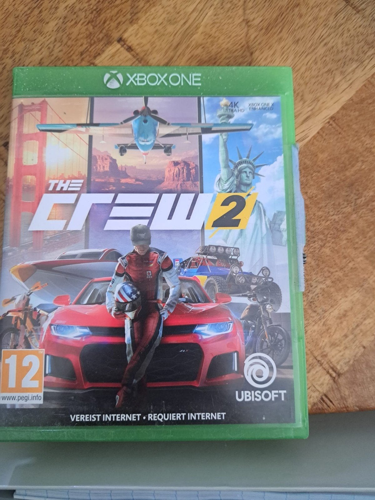 The Crew 2 - Xbox One Racegame, Spelcomputers en Games, Online, Gebruikt, 1 speler, Racen en Vliegen