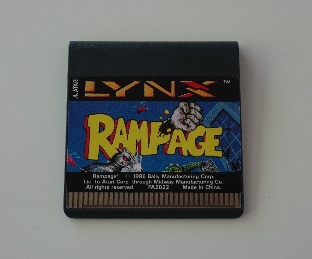 Rampage voor Atari Lynx, Ophalen, Atari Lynx, Overige genres, 1 speler