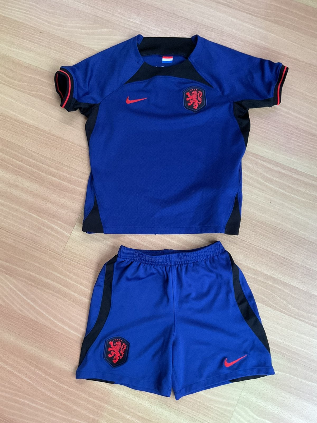 Nike Voetbaltenue KNVB maat 122/128, Ophalen of Verzenden, Gebruikt, Jongen of Meisje, Setje
