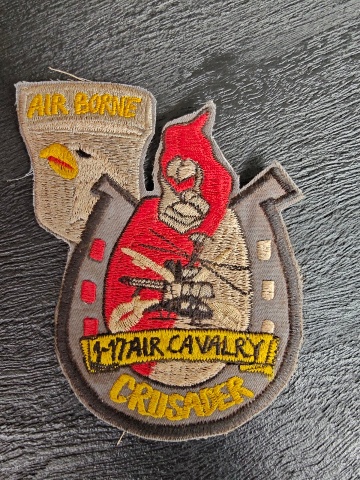 US Army C Co 1st BN 17th Air Cavalry 101st Airborne Patch .., Verzamelen, Ophalen of Verzenden, Landmacht, Amerika, Embleem of Badge