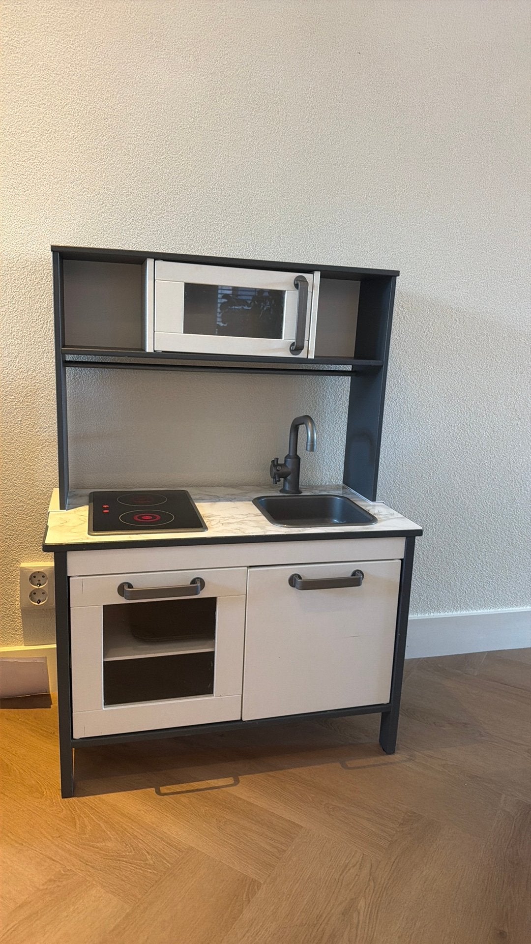 Gepimpt Ikea keukentje, Ophalen, Zo goed als nieuw, Hout, Speelkeuken