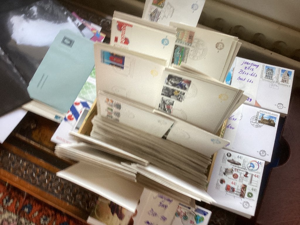 Nu 5000 Fdc Nederland onbeschreven tussen de E70 enE411 nu, Postzegels en Munten, Postzegels | Volle albums en Verzamelingen, Ophalen