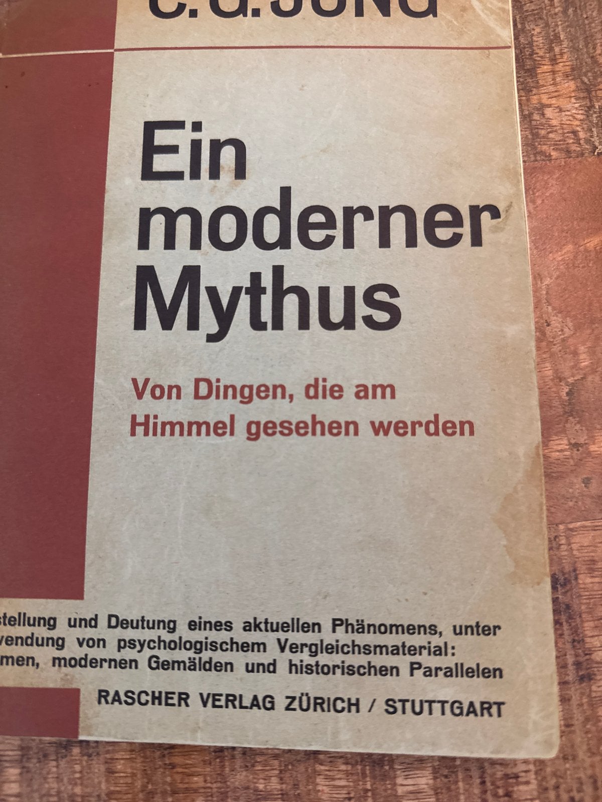 C.G. Jung - Ein moderner Mythus (UFO's), Ophalen of Verzenden, Gelezen, Klinische psychologie