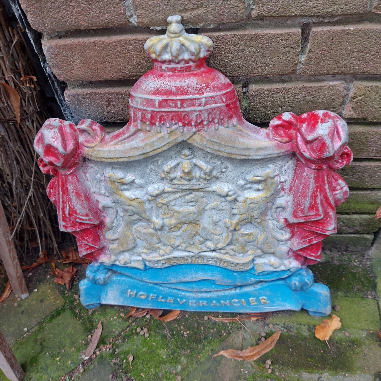 plaat hofleverancier ca 52x 48x 6 cm, Ophalen of Verzenden