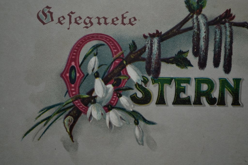 DUITSLAND PASEN 1924 TAK SNEEUWKLOKJES, Ophalen of Verzenden, 1920 tot 1940, Gelopen, Sterren en Beroemdheden