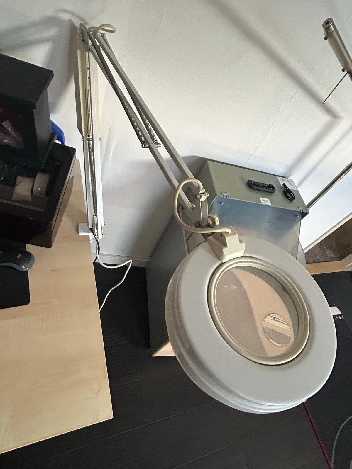 Professionele Loeplamp met Arm - Ideaal voor Precisiewerk, Ophalen, Gebruikt, Loeplamp