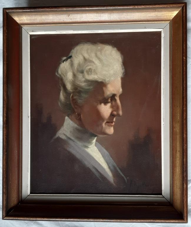 prachtig schilderij "oude vrouw", Ophalen of Verzenden