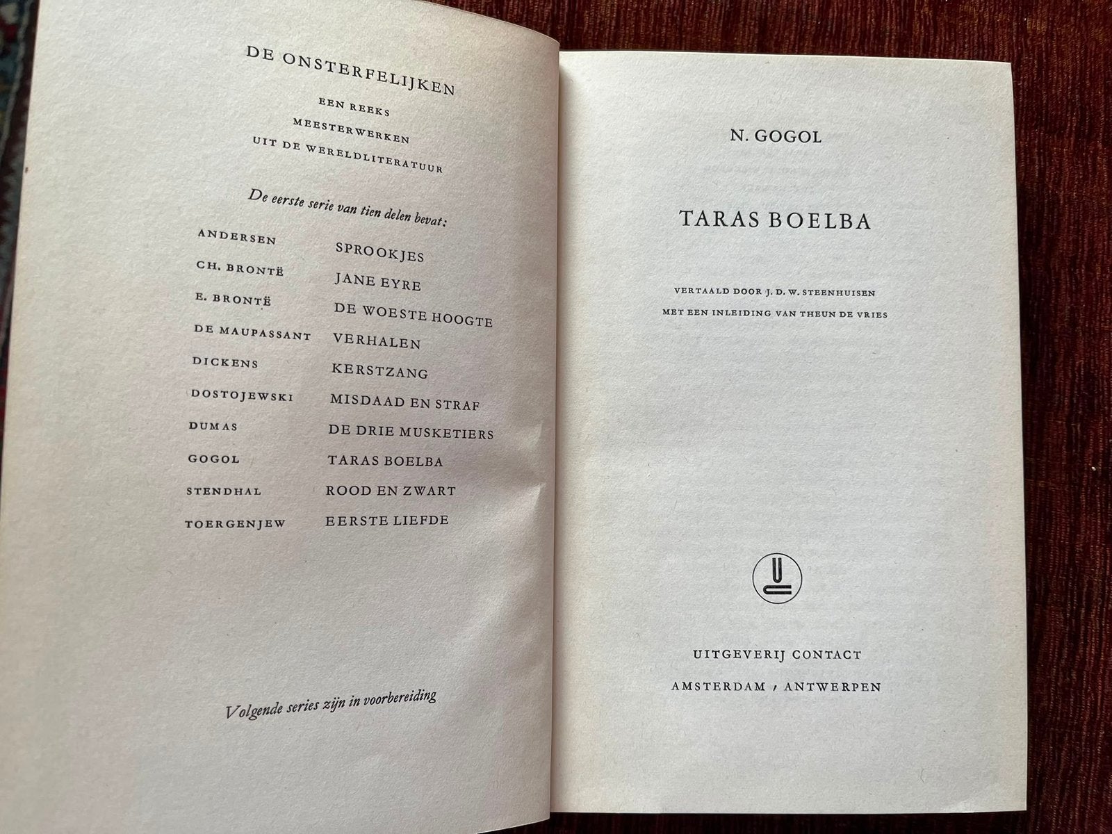 Nikolai Gogol - Taras Boelba, Ophalen of Verzenden, Gelezen, Europa overig
