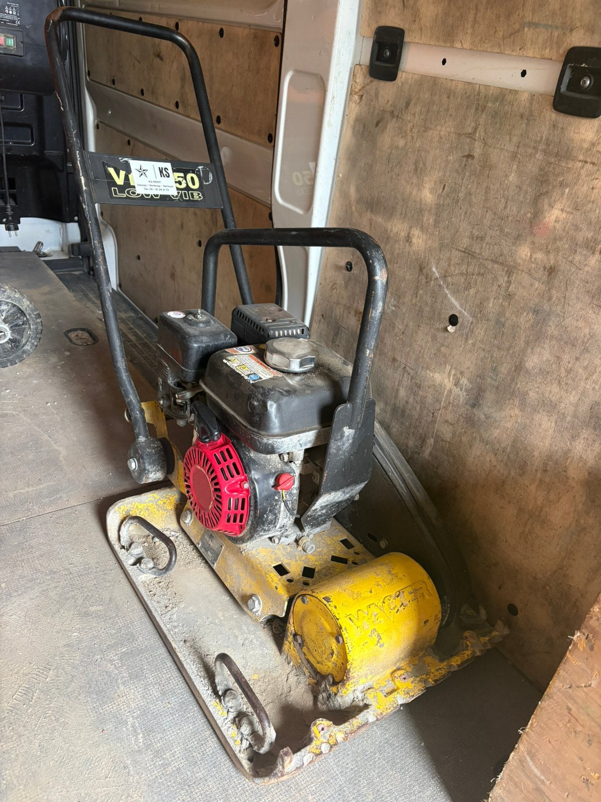 Wacker VP 1550 trilplaat 83KG te koop!, Ophalen, Gebruikt