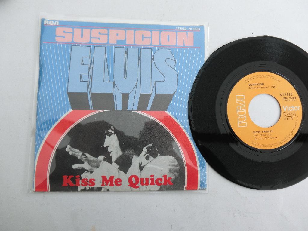 Elvis Presley Suspicious/Kiss me quick, 7 inch, Single, Ophalen of Verzenden, Zo goed als nieuw