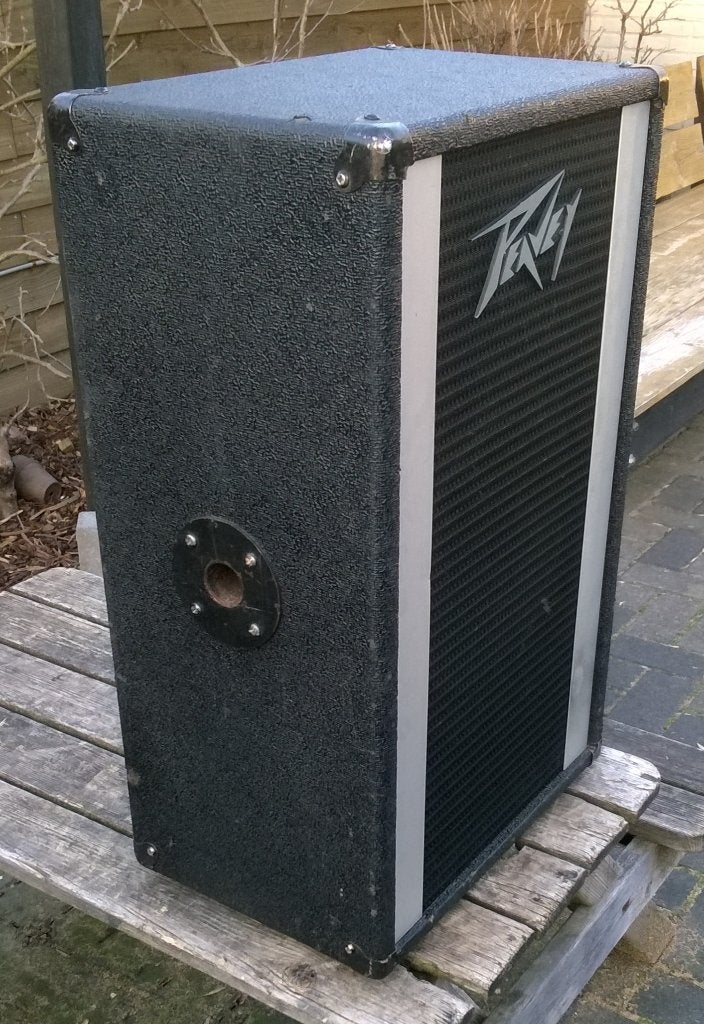 Luidsprekers 12 inch 200 Watt en versterker, Overige merken, 120 tot 150 watt, Overige typen, Refurbished