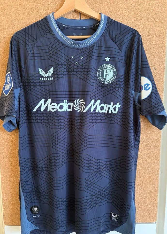 Feyenoord Pro Uitshirt 2025-2026 - Match Prepared - Maat L, Maat 52/54 (L), Zwart, Ophalen of Verzenden, Zo goed als nieuw
