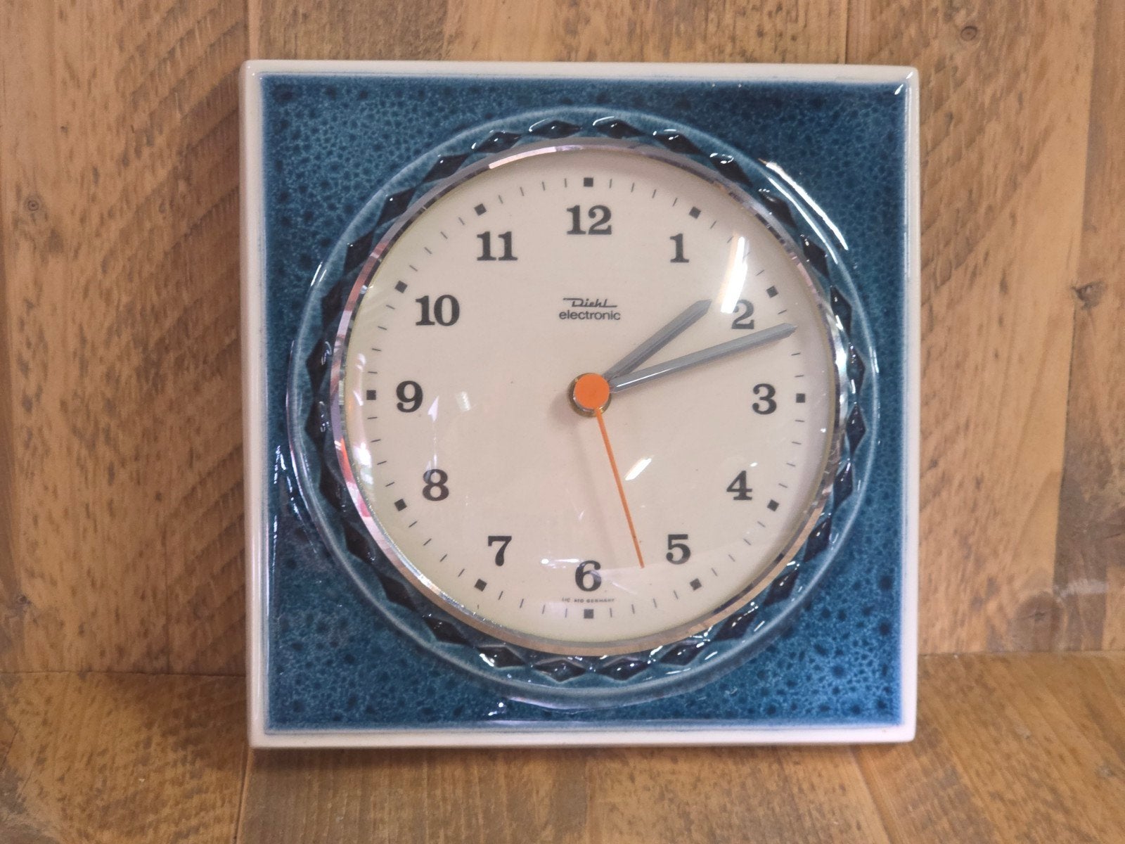 Vintage wandklok / keukenklok, Wandklok, Analoog, Ophalen of Verzenden, .