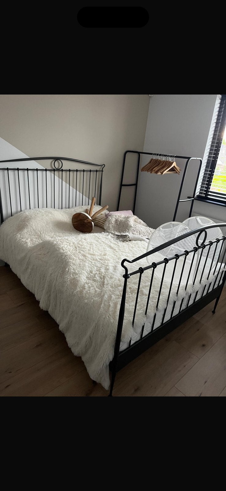 2 persoon bed, Kinderen en Baby's, Lattenbodem, Gebruikt, Ophalen of Verzenden, 100 cm of meer