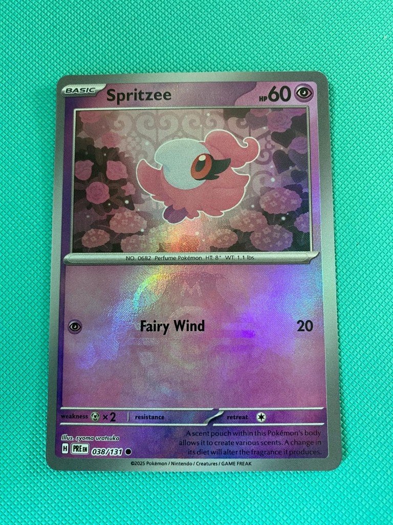 Spritzee 038/131 PRE masterbal, Ophalen of Verzenden, Nieuw, Losse kaart, Foil