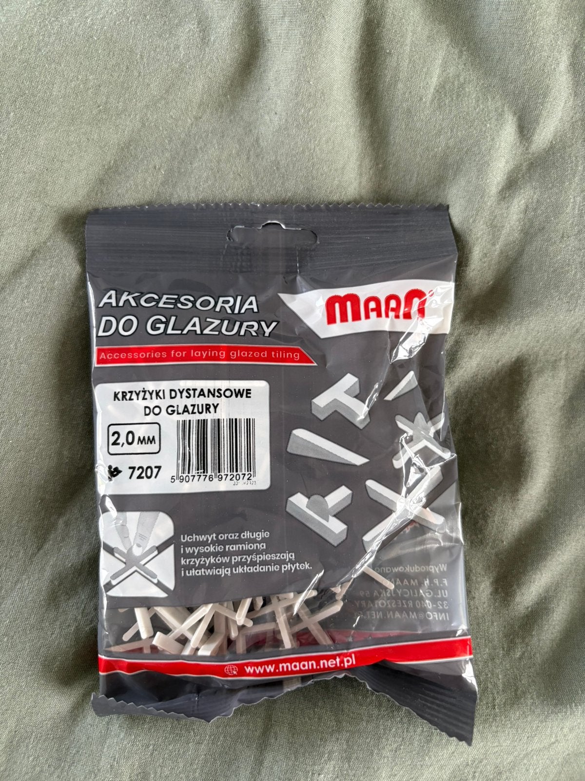 Tegelkruisjes 2 mm, Ophalen, Nieuw, Minder dan 20 cm, Minder dan 5 m²